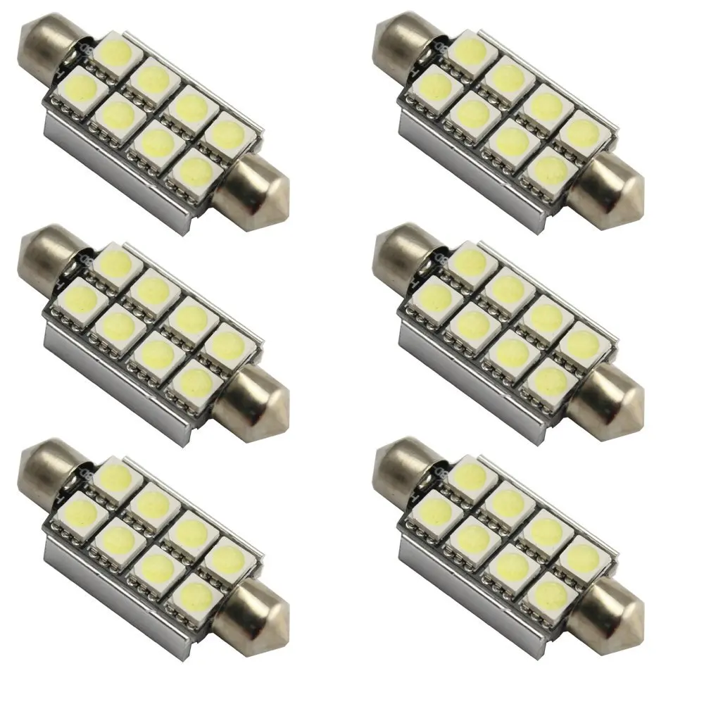 Free Shipping 10Pcs 1.72" 42mm 8-SMD-5050 Canbus No Error Dome Festoon LED Bulb Reading Light
Free Shipping 10Pcs 1.72" 42mm 8-SMD-5050 Canbus No Error Dome Festoon LED Bulb Reading Light