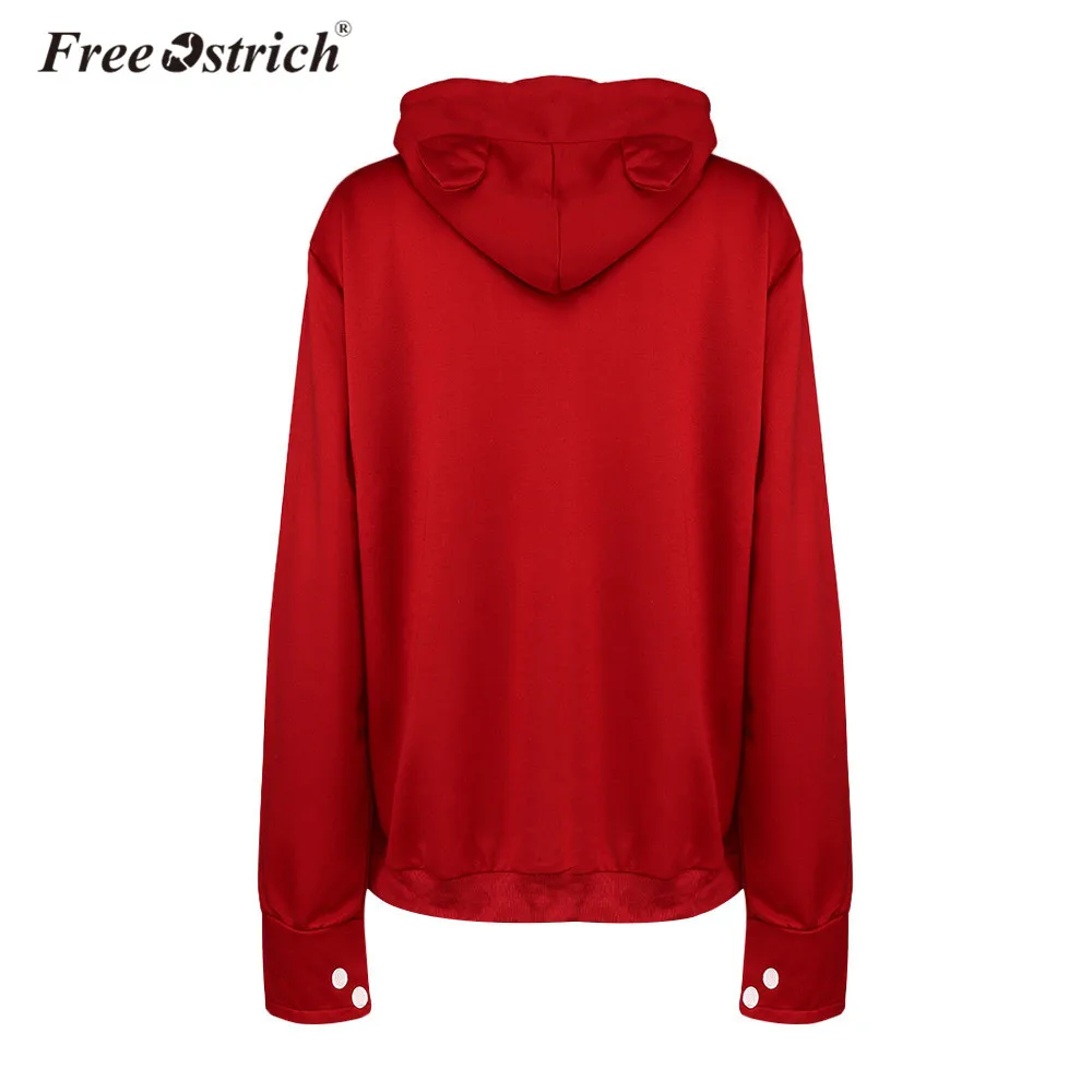 Free Ostrich Fashion Ears Sweatshirt Women Pocket Cuddle Pouch Hoodies Cat Pet Casual Blouse Pullovers Front Hoodie
Free Ostrich Fashion Ears Sweatshirt Women Pocket Cuddle Pouch Hoodies Cat Pet Casual Blouse Pullovers Front Hoodie