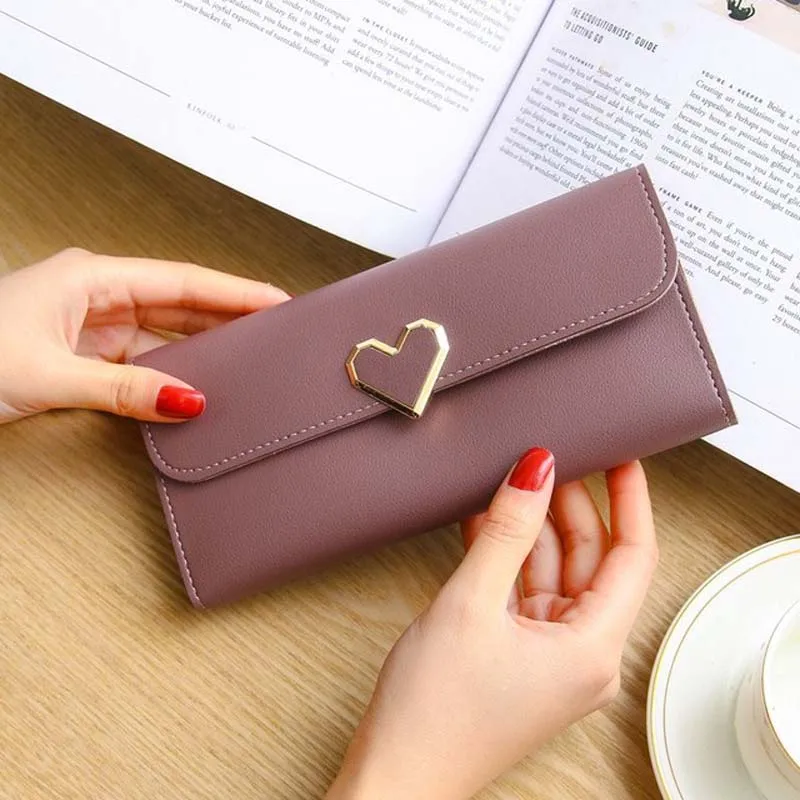 MS004 New Fashion Solid Color PU Leather Women Long Wallet Trendy Simple Female Multi Card Wallet Purse Portable Carteira
MS004 New Fashion Solid Color PU Leather Women Long Wallet Trendy Simple Female Multi Card Wallet Purse Portable Carteira