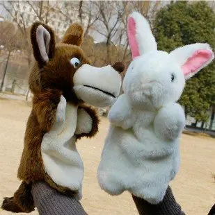 Candice guo! Super cute plush toy animal hand puppets rabbit and wolf baby appease doll toy birthday Christmas gift 2pcs/lot
Candice guo! Super cute plush toy animal hand puppets rabbit and wolf baby appease doll toy birthday Christmas gift 2pcs/lot