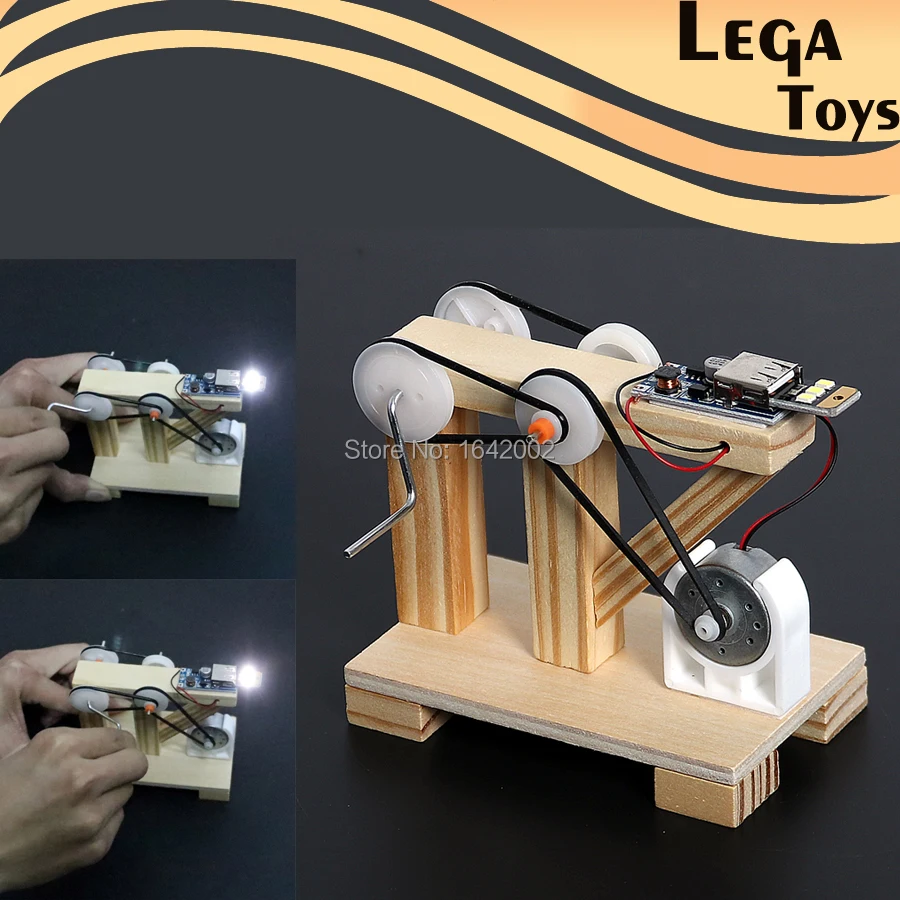 DIY Wooden Invention Dynamo generator Model Kits assembly Scientific physical experiment Creative Educational STEM Toys for Kids
DIY Wooden Invention Dynamo generator Model Kits assembly Scientific physical experiment Creative Educational STEM Toys for Kids