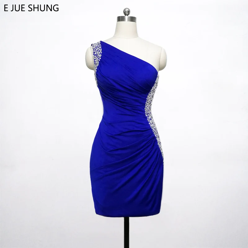 E JUE SHUNG Royal Blue Short Prom Dresses 2018 Beaded One Shoulder Cute Short Cocktail Party Dresses
E JUE SHUNG Royal Blue Short Prom Dresses 2018 Beaded One Shoulder Cute Short Cocktail Party Dresses