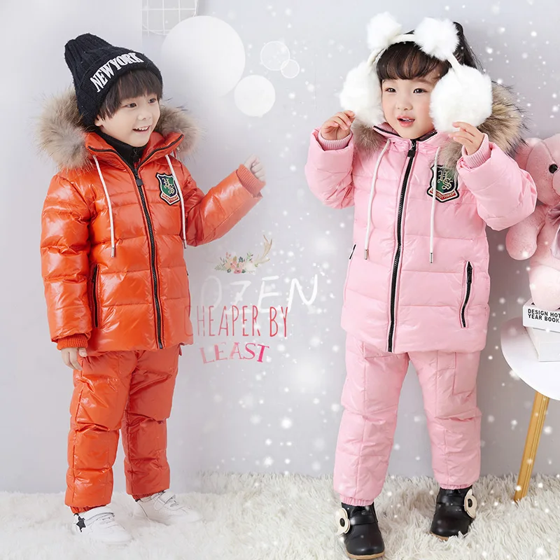 Children Down Jacket Coat +pants 2 Pcs/sets Baby Winter Ski Wear Boys and Girl Infant Winter Jacket Baby Boy Parka Snow Set Warm
Children Down Jacket Coat +pants 2 Pcs/sets Baby Winter Ski Wear Boys and Girl Infant Winter Jacket Baby Boy Parka Snow Set Warm