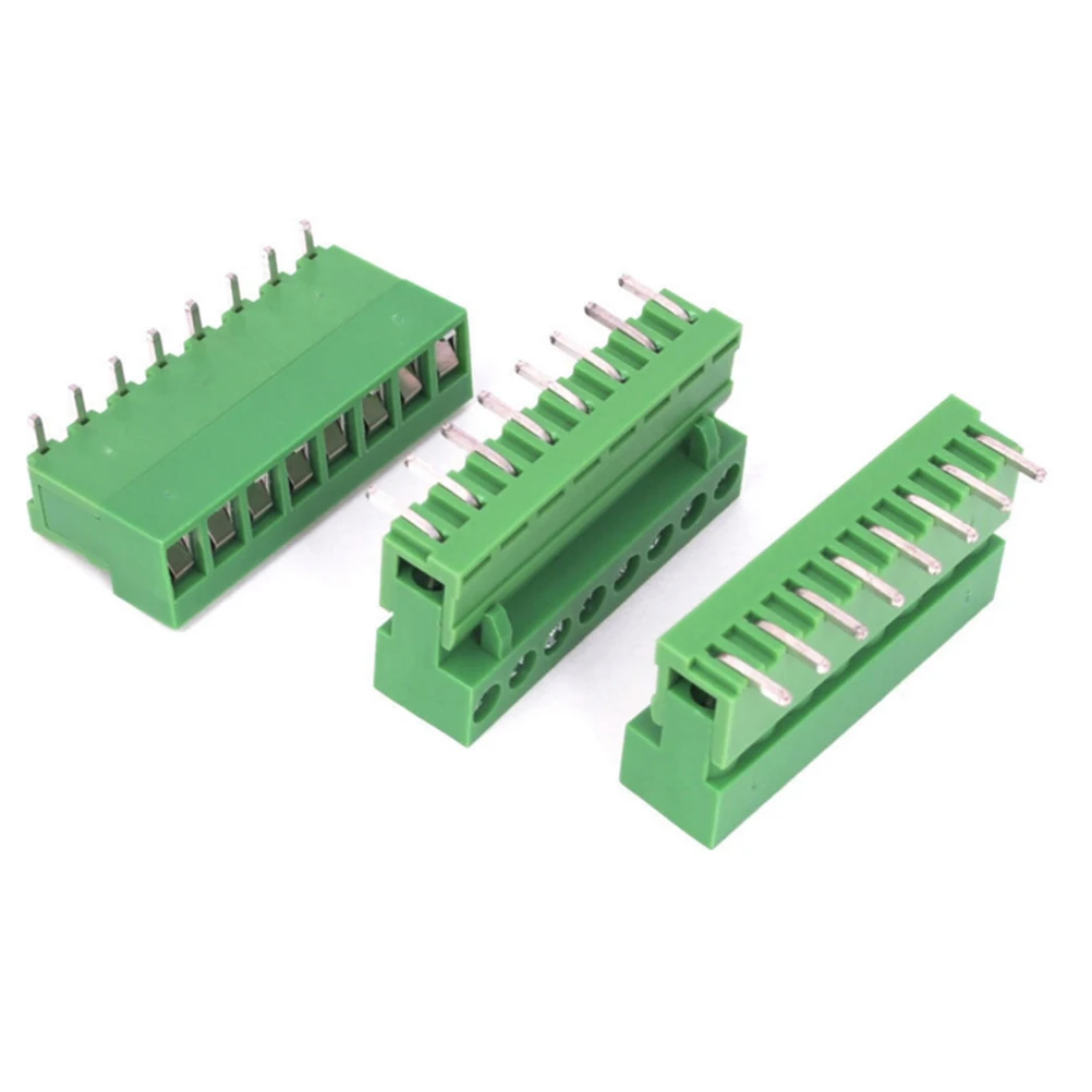5 шт. 8 полюсов/8 Pin 3 81 мм терминал шаг PCB крепление винт блок разъем подходит для