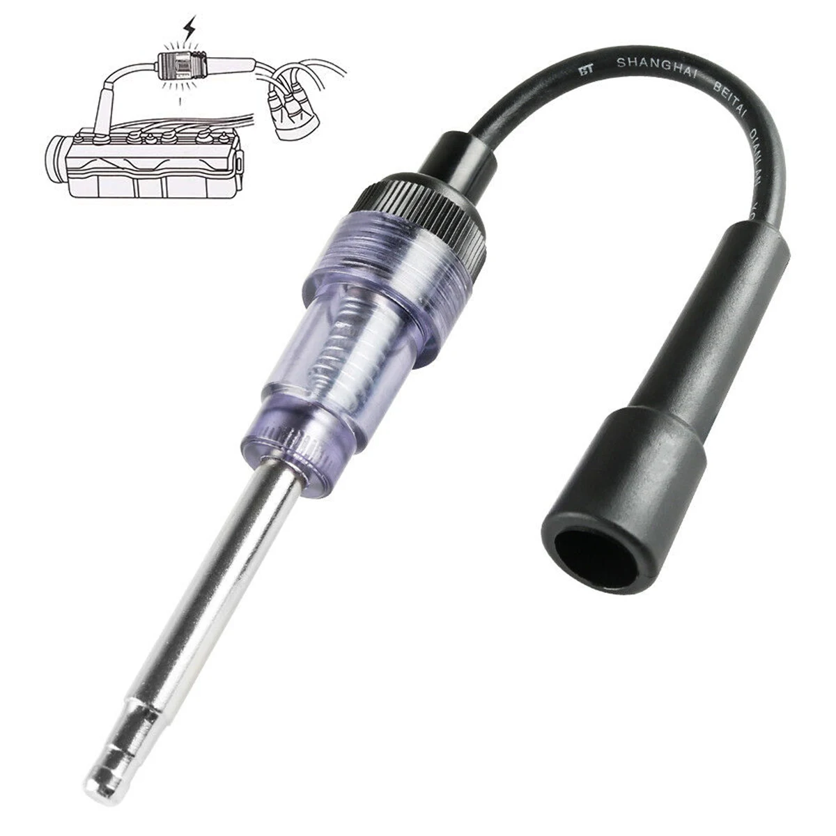 Spark Plug Tester Ignition System Coil Engine In Line Auto Diagnostic Test Tool Automotive Ignition Detector
Spark Plug Tester Ignition System Coil Engine In Line Auto Diagnostic Test Tool Automotive Ignition Detector