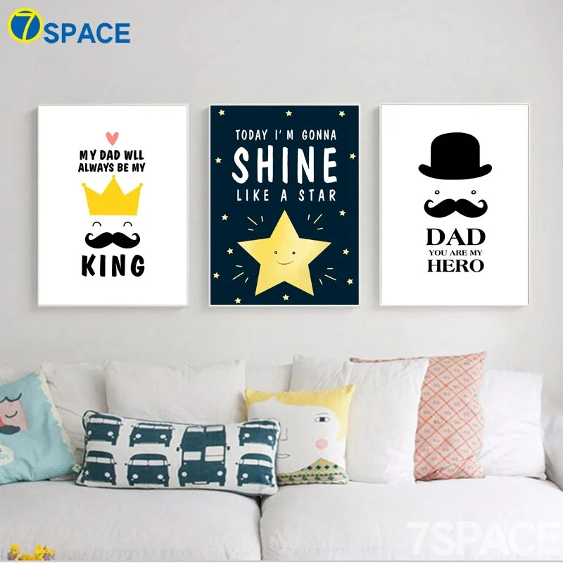 Cartoon Star Crown Beard Quotes Wall Art Canvas Painting Nordic Posters And Prints Canvas Art Wall Pictures Baby Kids Room Decor
Cartoon Star Crown Beard Quotes Wall Art Canvas Painting Nordic Posters And Prints Canvas Art Wall Pictures Baby Kids Room Decor