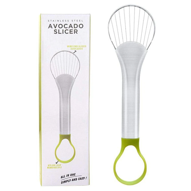 3 In 1 Avocado Slicer Tool Works As A Splitter, Pitter And Cutter As Knife Peeler Scoop With Comfort-Grip Handle (Green-Slicer
3 In 1 Avocado Slicer Tool Works As A Splitter, Pitter And Cutter As Knife Peeler Scoop With Comfort-Grip Handle (Green-Slicer