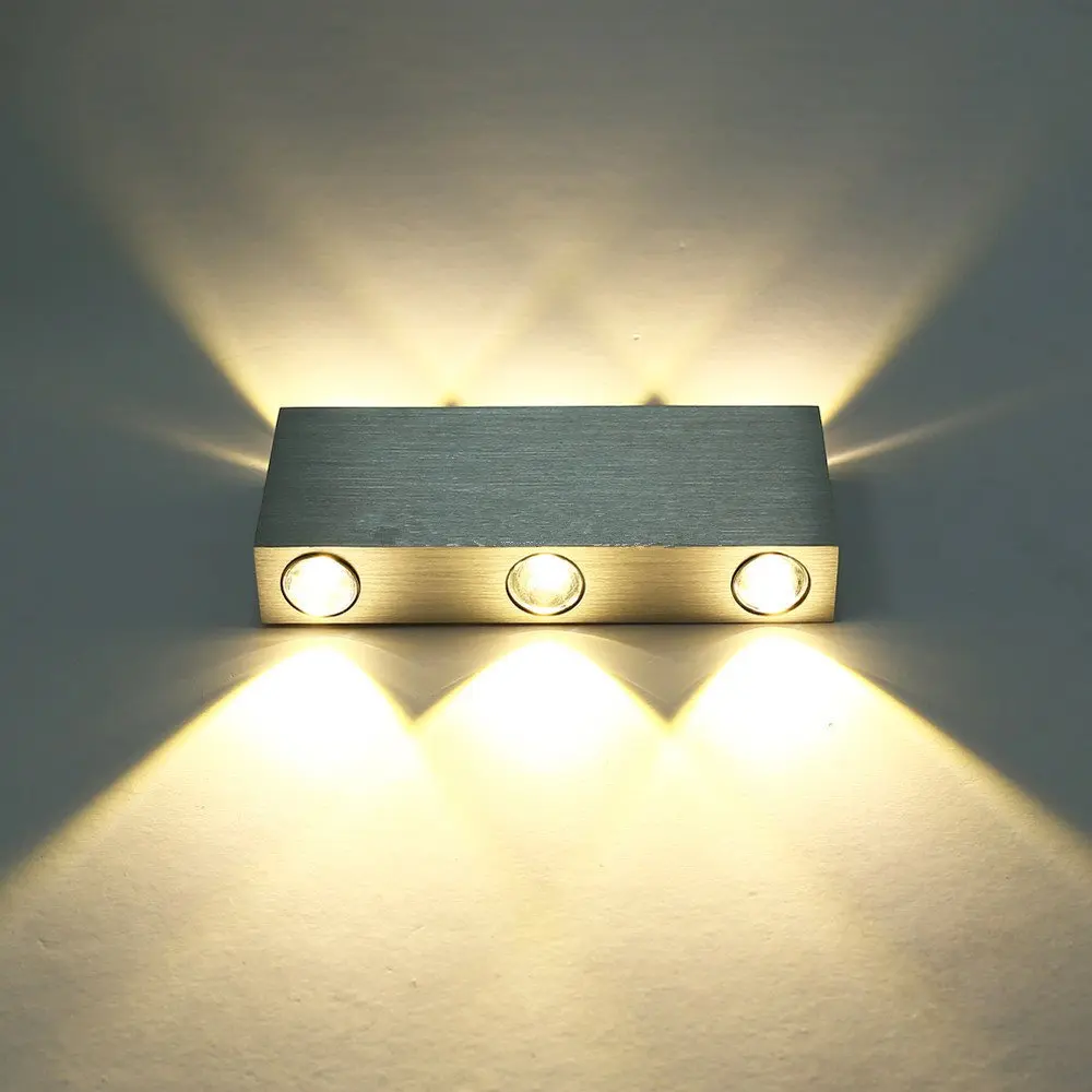Modern 6W Up and down Bidirectional Lighting Wall Lamp Creative Square Style Wall Light For Bathroom Hotel Bedside Corridor Bar
Modern 6W Up and down Bidirectional Lighting Wall Lamp Creative Square Style Wall Light For Bathroom Hotel Bedside Corridor Bar