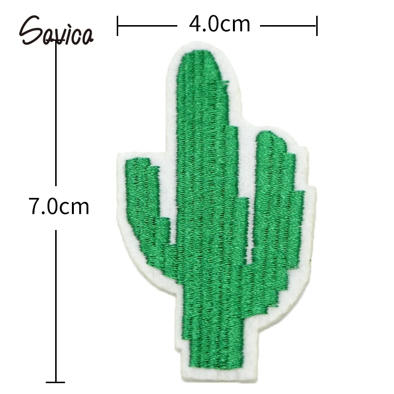 Savica 6pcs/lot Mix Patch Embroidery Cactus Iron-on Patches Sticker DIY Accessories Handcraft Garment Decoration Materials LX177
Savica 6pcs/lot Mix Patch Embroidery Cactus Iron-on Patches Sticker DIY Accessories Handcraft Garment Decoration Materials LX177