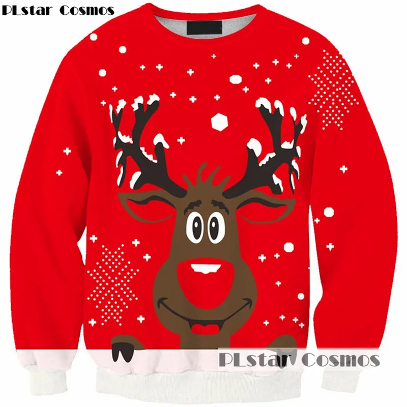 PLstar Cosmos Harajuku Style Women's/men 3D Sweatshirt Christmas Elk Digital Print Outwear 3D Loose Sweatshirt funny jumper
PLstar Cosmos Harajuku Style Women's/men 3D Sweatshirt Christmas Elk Digital Print Outwear 3D Loose Sweatshirt funny jumper