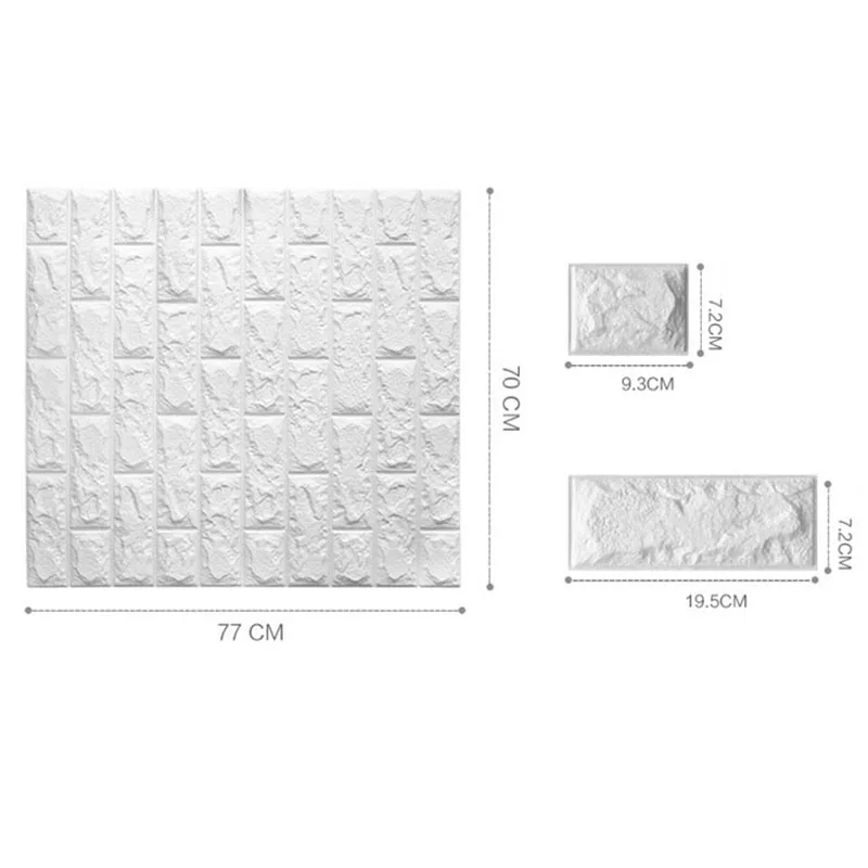 DIY Self Adhensive 3D Wall Stickers Bedroom Decor Foam Brick Room Decor Wallpaper Wall Decor Living Wall Sticker For Kids Room
DIY Self Adhensive 3D Wall Stickers Bedroom Decor Foam Brick Room Decor Wallpaper Wall Decor Living Wall Sticker For Kids Room