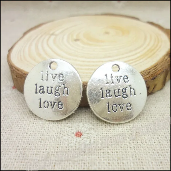 Алфавит буквы "живое Смех Любовь" амулеты Винтаж Металлический цинковый сплав круглый модный амулеты для ювелирных изделий 50 шт 20 мм
Алфавит буквы "живое Смех Любовь" амулеты Винтаж Металлический цинковый сплав круглый модный амулеты для ювелирных изделий 50 шт 20 мм