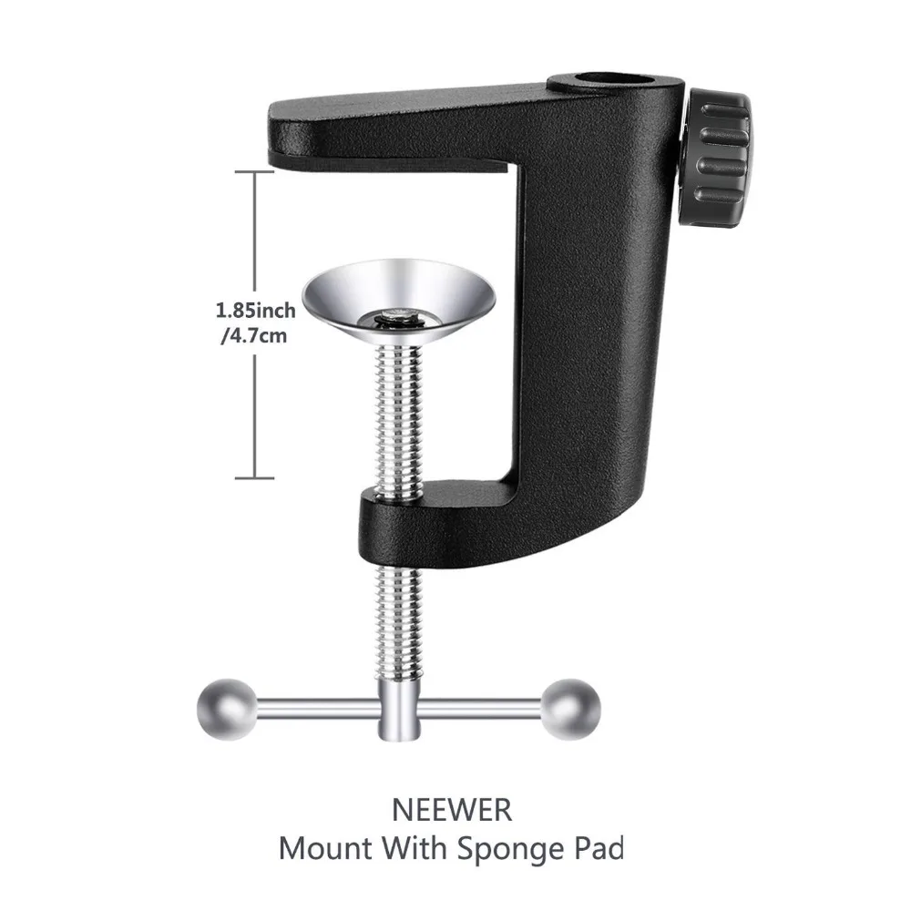 Neewer Professional Studio Condenser Microphone With NW-35 Recording Microphone Suspension Scissor Arm Stand for Broadcasting
Neewer Professional Studio Condenser Microphone With NW-35 Recording Microphone Suspension Scissor Arm Stand for Broadcasting