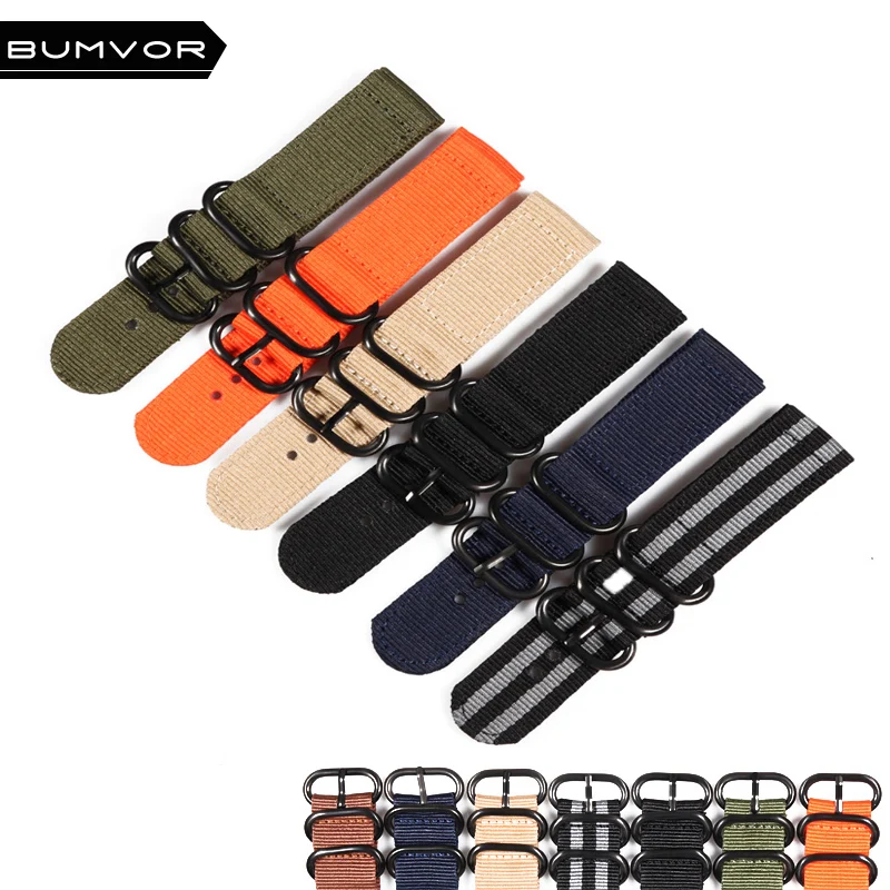 Frosted three-ring buckle with nylon strap 20 MM 22 MM 24 MM new on-site strap canvas table military strap
Frosted three-ring buckle with nylon strap 20 MM 22 MM 24 MM new on-site strap canvas table military strap