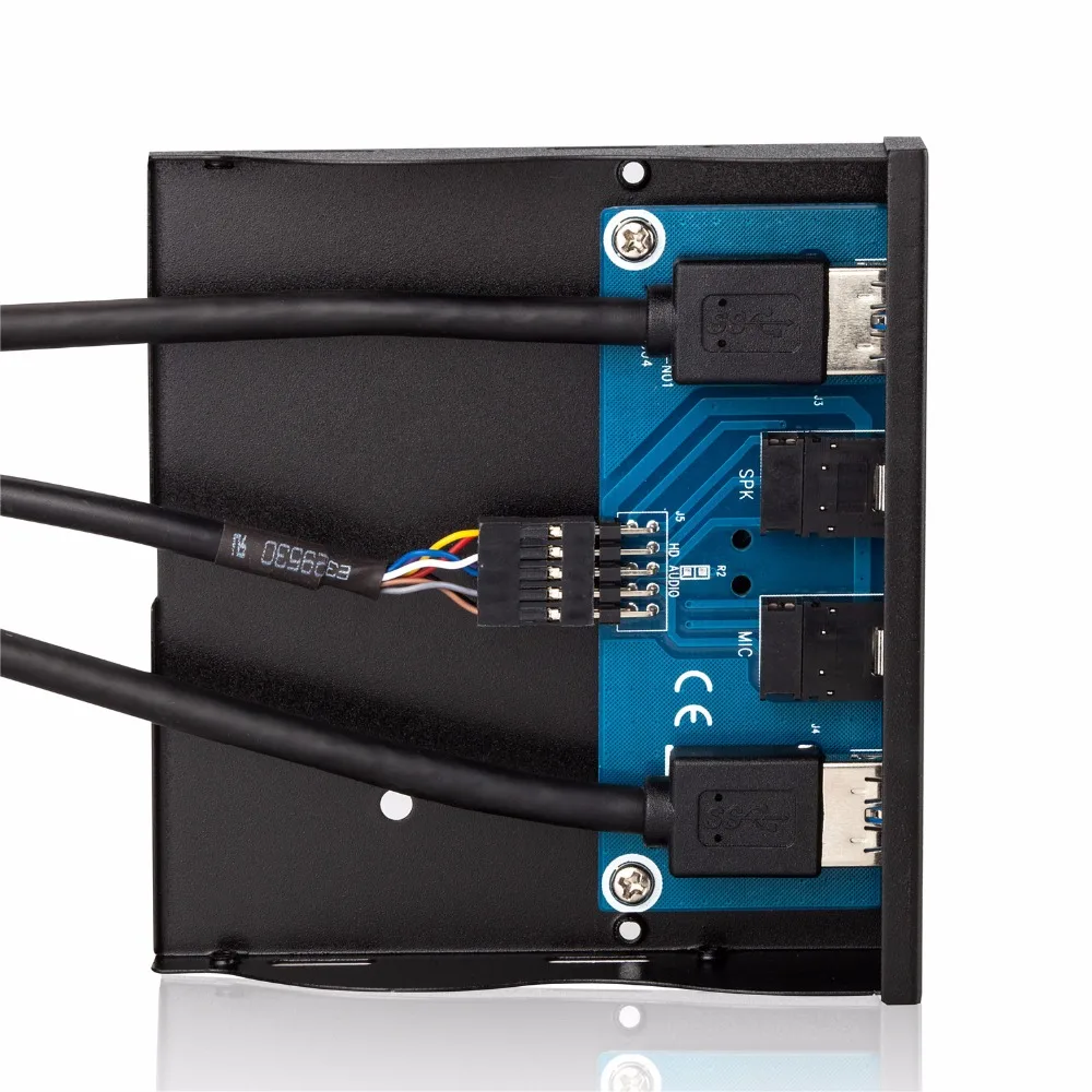 USB 3.0 2-Порты и разъёмы 3.5 дюймов из металла спереди Панель usb-концентратор с 1 HD