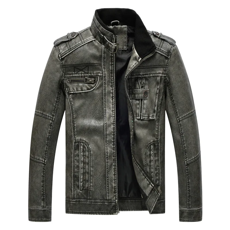 Men's leather jacket autumn new windproof leather coat Causal motorcycle Vintage PU leather jacket Solid color collar
Men's leather jacket autumn new windproof leather coat Causal motorcycle Vintage PU leather jacket Solid color collar