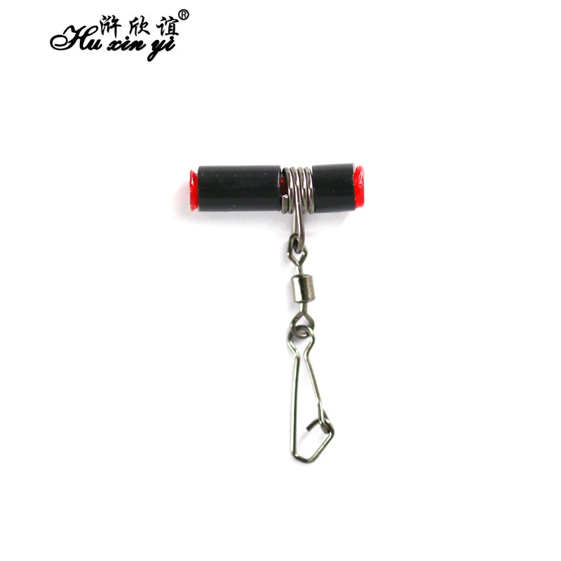 HXY 10PCS Black plastic head round diamond eye swivel with hooked snap fishing sinker slide swivel for braid fishing line slider
HXY 10PCS Black plastic head round diamond eye swivel with hooked snap fishing sinker slide swivel for braid fishing line slider