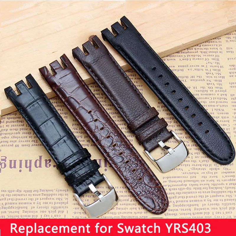 1:1 New High quality Genuine leather watchband 21mm leather strap special for swatch YRS403 412 402G watch Bracelet
1:1 New High quality Genuine leather watchband 21mm leather strap special for swatch YRS403 412 402G watch Bracelet