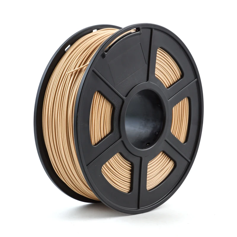 

2023 3D Printer Filament Wood 1.75mm 1kg/2.2lb wooden plastic compound material based on PLA contain wood powder