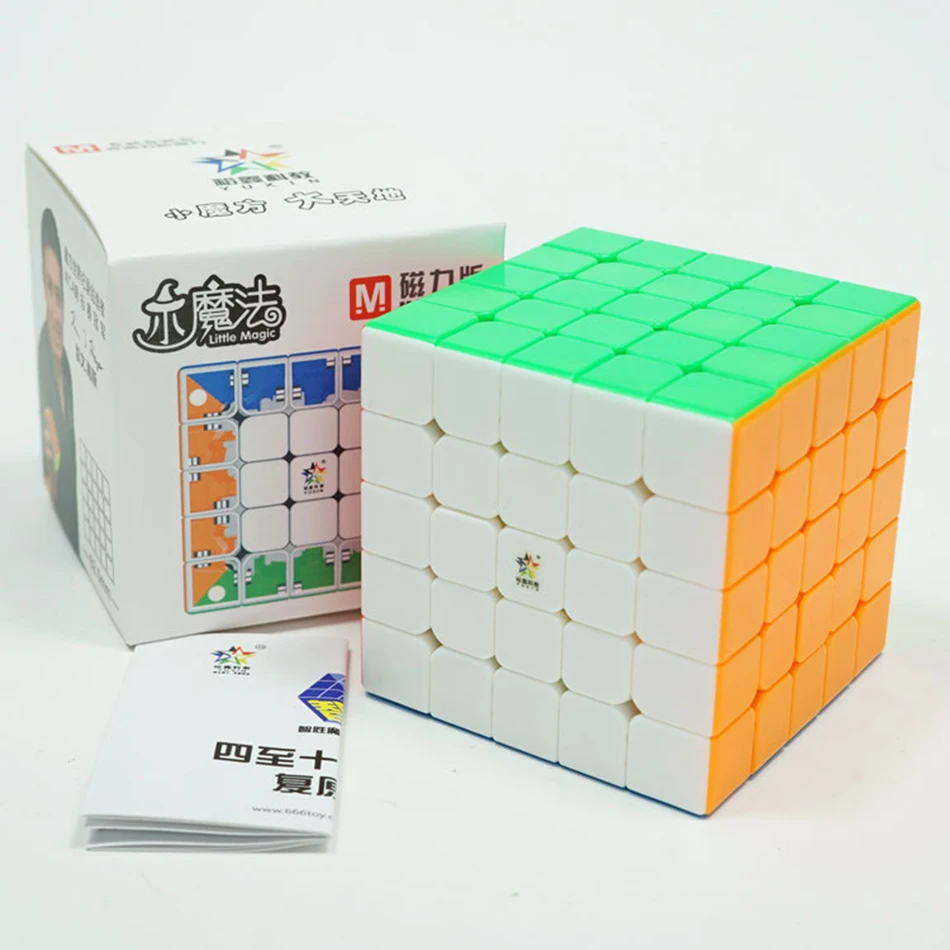 Yuxin маленький магический 5x5x5 Магниты липкий магический куб скоростной магический куб для сложных задач
Yuxin маленький магический 5x5x5 Магниты липкий магический куб скоростной магический куб для сложных задач