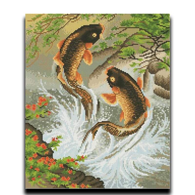 Cross stitch embroidered diamond swiming Carp full filled with 3D resin particles Square painting Diamond Diy Diamond Drawing
Cross stitch embroidered diamond swiming Carp full filled with 3D resin particles Square painting Diamond Diy Diamond Drawing