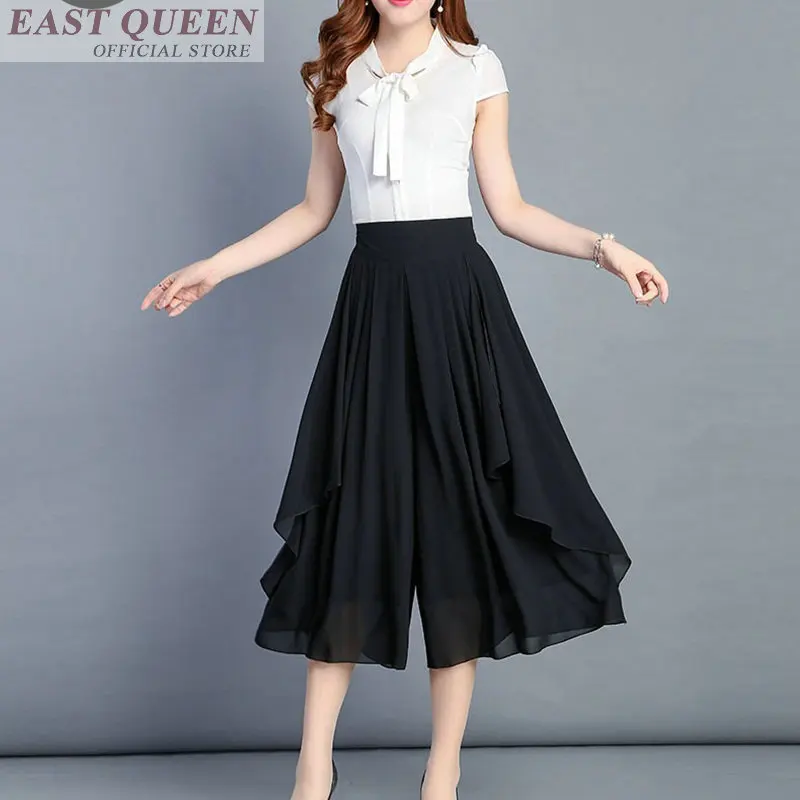 Wide Leg Pants women pantaloon summer Casual Loose Chiffon Elastic Waist trousers dress elegant cargo pants women AA3509 a
Wide Leg Pants women pantaloon summer Casual Loose Chiffon Elastic Waist trousers dress elegant cargo pants women AA3509 a