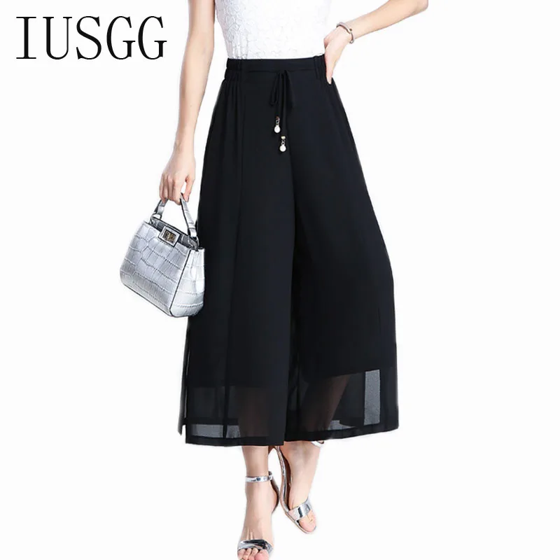 IUSGG Women Office Lady Loose Pants Drawstring Wide Leg Pants High Waist Pants Fashion Spliced Panelled Trousers Pants Women
IUSGG Women Office Lady Loose Pants Drawstring Wide Leg Pants High Waist Pants Fashion Spliced Panelled Trousers Pants Women