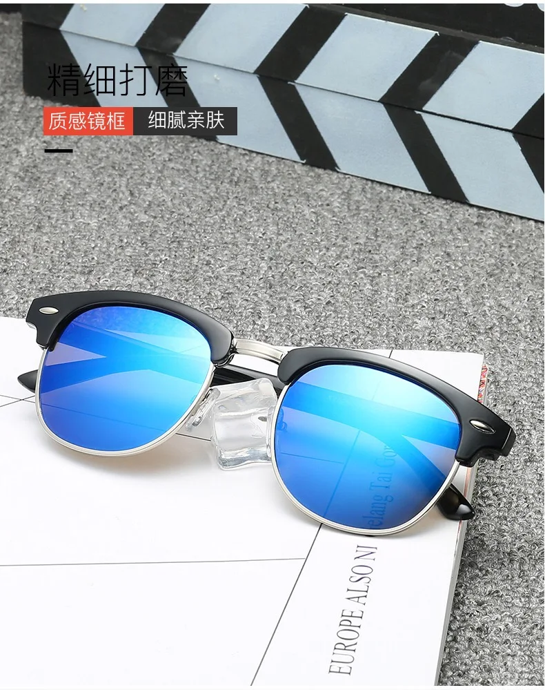 Модные солнцезащитные очки для мужчин поляризованные классический дизайн