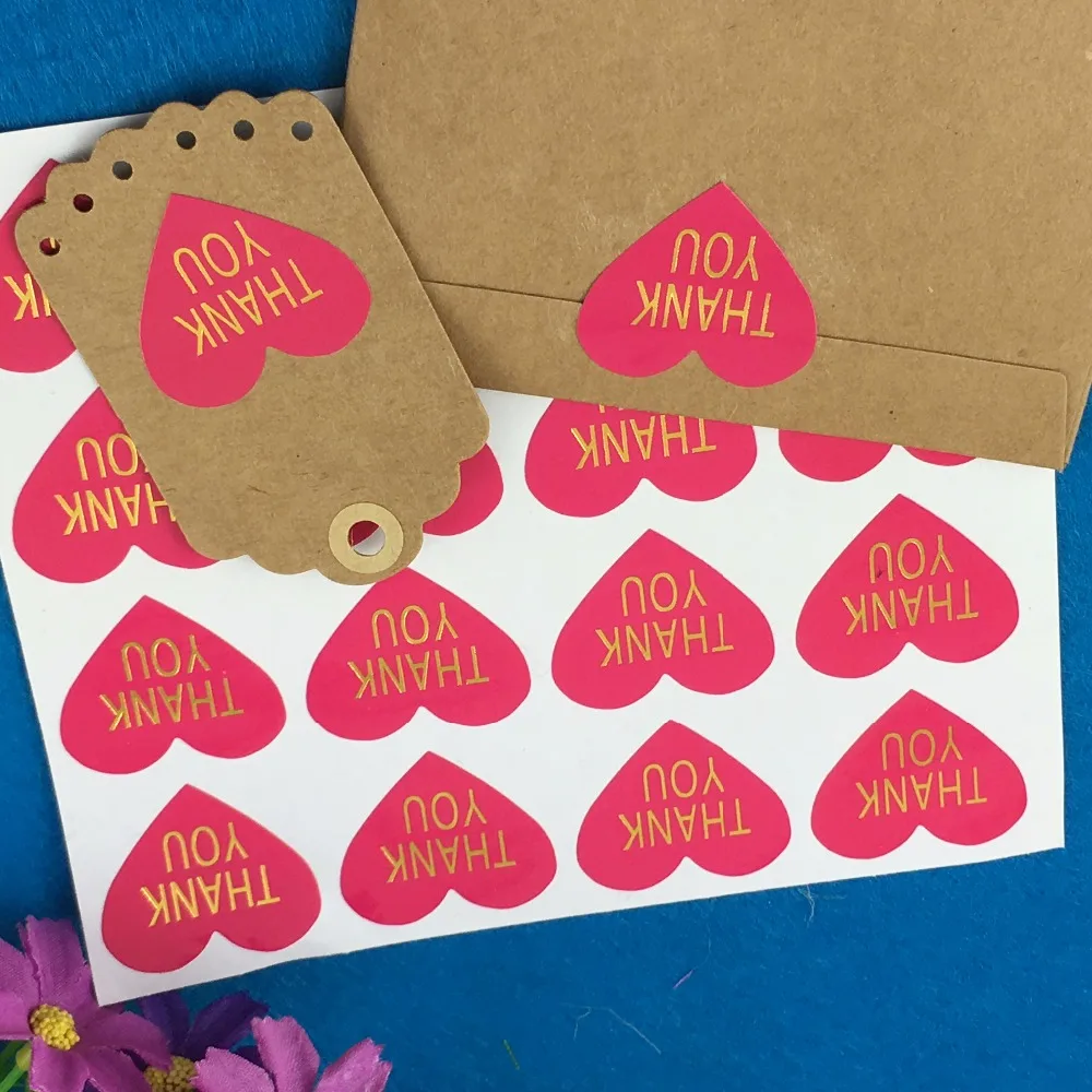 5000PCS/Lot Rose Red Heart-shaped Thank you Stickers Labels Thermoprinting Gold Adhesive Sealing Label For Gift/Bag/Cup/Box/Tags
5000PCS/Lot Rose Red Heart-shaped Thank you Stickers Labels Thermoprinting Gold Adhesive Sealing Label For Gift/Bag/Cup/Box/Tags