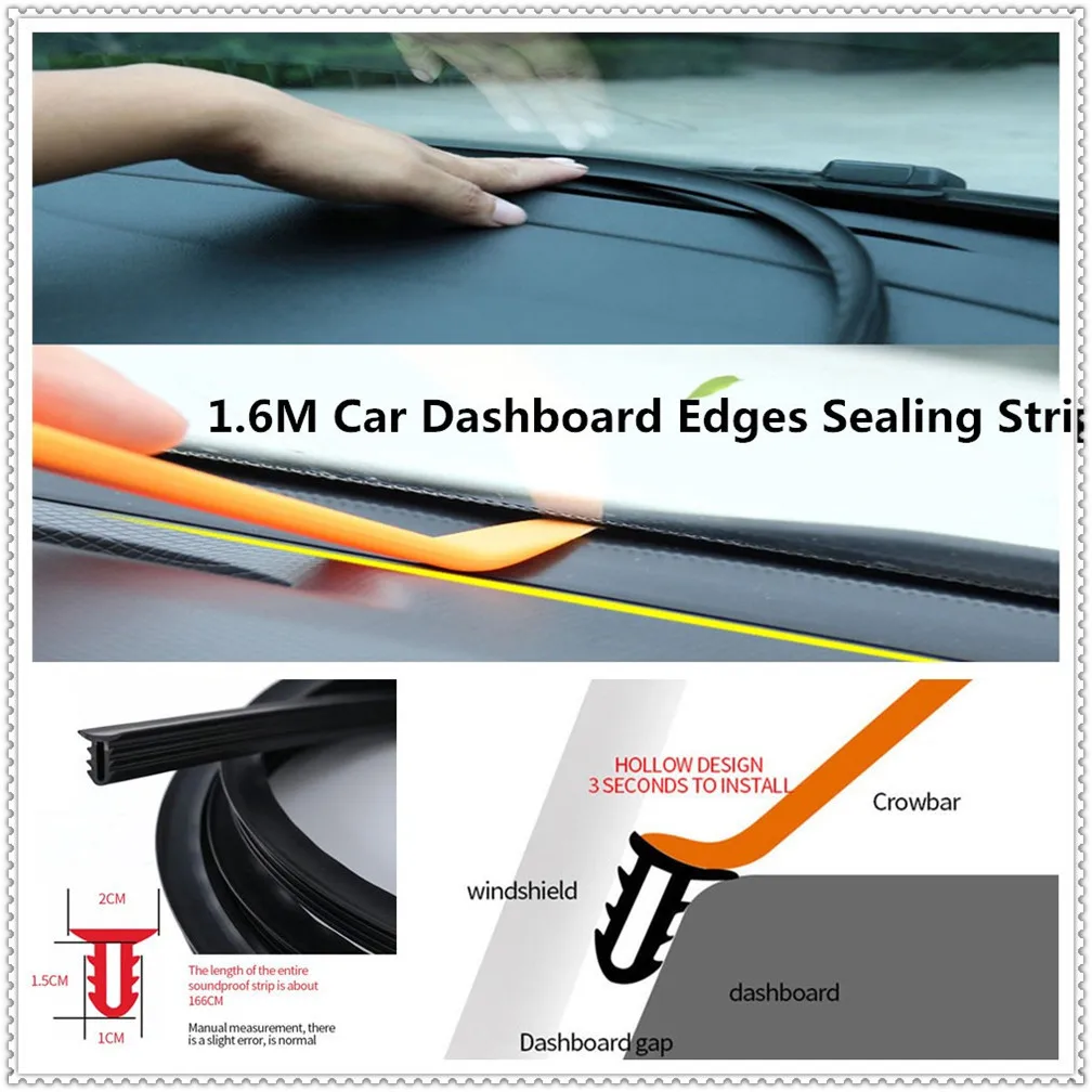 UType 1.6M Car Dashboard Strip Front Windshield Sealing Rubber Strips for Mercedes Benz GLC63 GLA45 GLA G650 E63 E-Class A170
UType 1.6M Car Dashboard Strip Front Windshield Sealing Rubber Strips for Mercedes Benz GLC63 GLA45 GLA G650 E63 E-Class A170