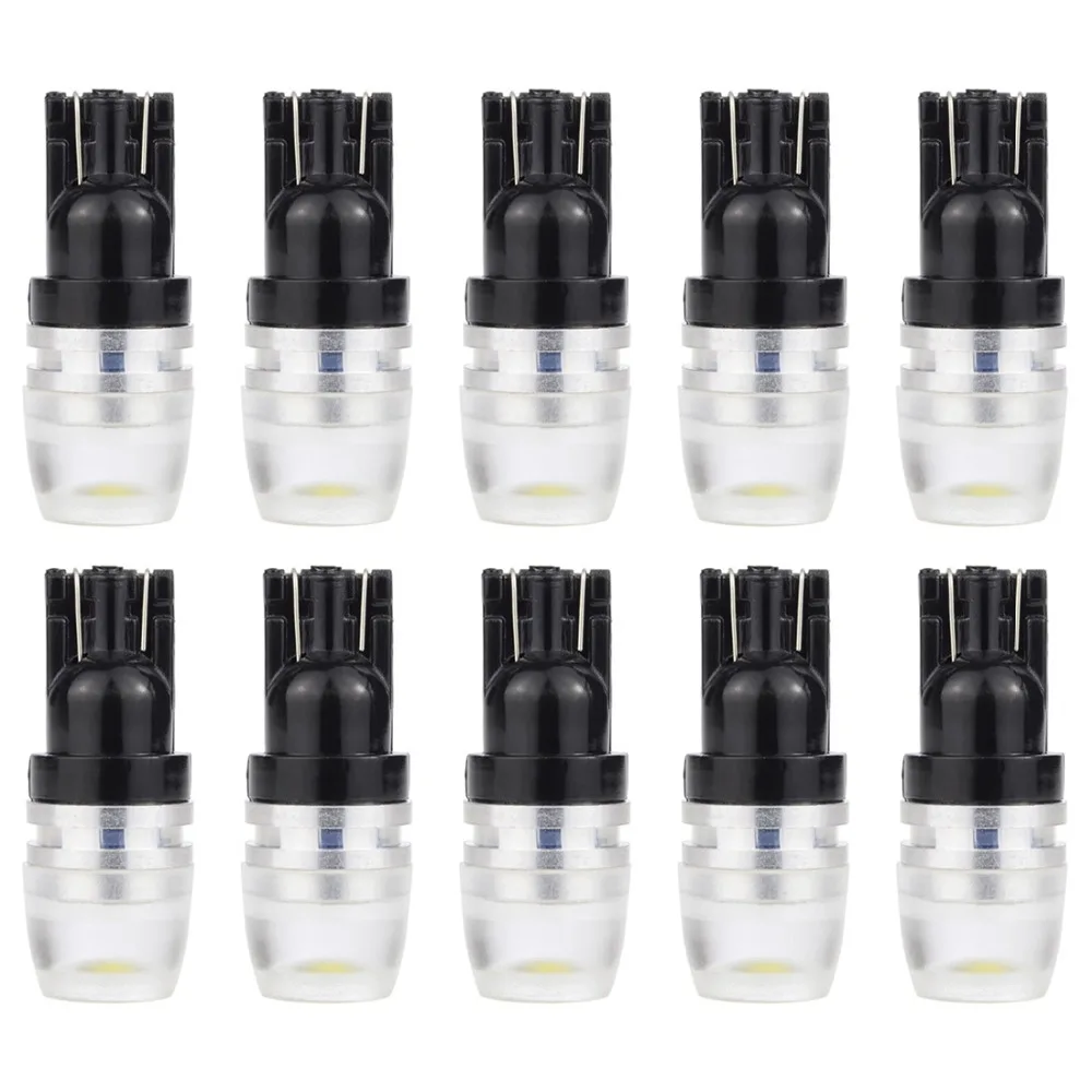 Safego 10pcs T10 W5W LED Bulb 194 LED Light Bulb 168 2825 LED Car Interior Side Wedge Light Replacement Bulbs White
Safego 10pcs T10 W5W LED Bulb 194 LED Light Bulb 168 2825 LED Car Interior Side Wedge Light Replacement Bulbs White
