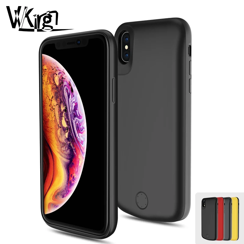 VVKing чехол для батареи iphone XS Max зарядного устройства 5000 мАч/6000 мАч зарядки