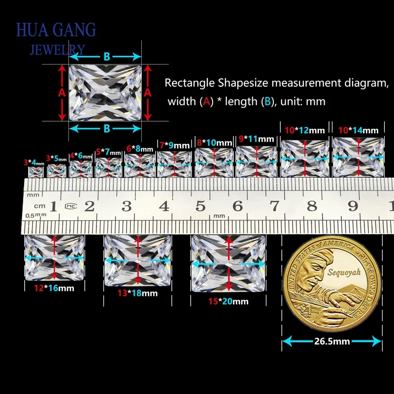 5A Coffee Rectangle Shape Cut CZ Stone Synthetic Gems Cubic Zirconia For Jewelry Size 2x4~10x14mm Free Shipping
5A Coffee Rectangle Shape Cut CZ Stone Synthetic Gems Cubic Zirconia For Jewelry Size 2x4~10x14mm Free Shipping