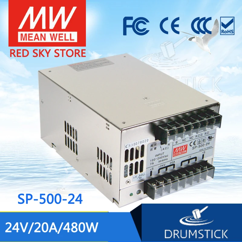 Специальное предложение означает хорошо SP-500-24 24 В 20А meanwell SP-500 500 4 Вт Один выход с