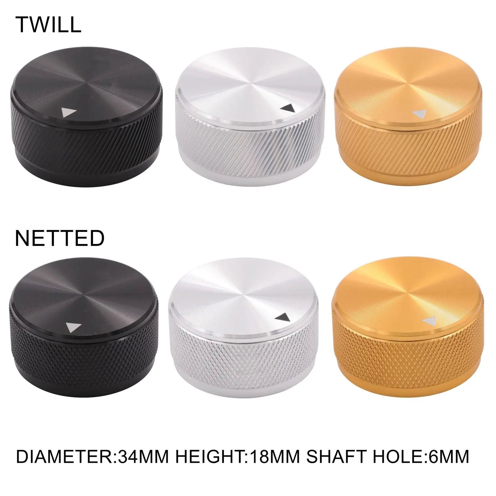 1PC AMPLIFIER KNOB VOLUME CONTROL 34x18mm Aluminum HiFi Audio DAC CD Speaker Potentiometer Knob VOLUME CONTROL Sound Switch
1PC AMPLIFIER KNOB VOLUME CONTROL 34x18mm Aluminum HiFi Audio DAC CD Speaker Potentiometer Knob VOLUME CONTROL Sound Switch