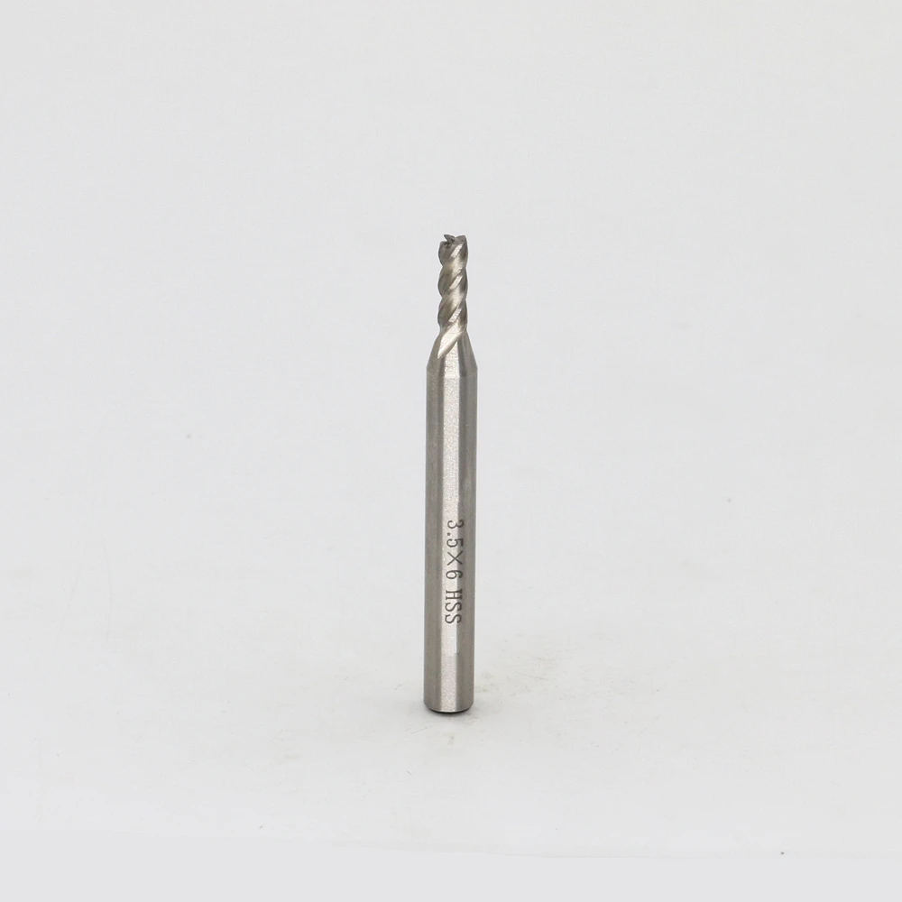 New 4Flute Head 3.5mm End mills Milling cutter CNC bits tools W4Mo3Cr4V1 HSS & Aluminium 4F3.5*6*10*54mm
New 4Flute Head 3.5mm End mills Milling cutter CNC bits tools W4Mo3Cr4V1 HSS & Aluminium 4F3.5*6*10*54mm