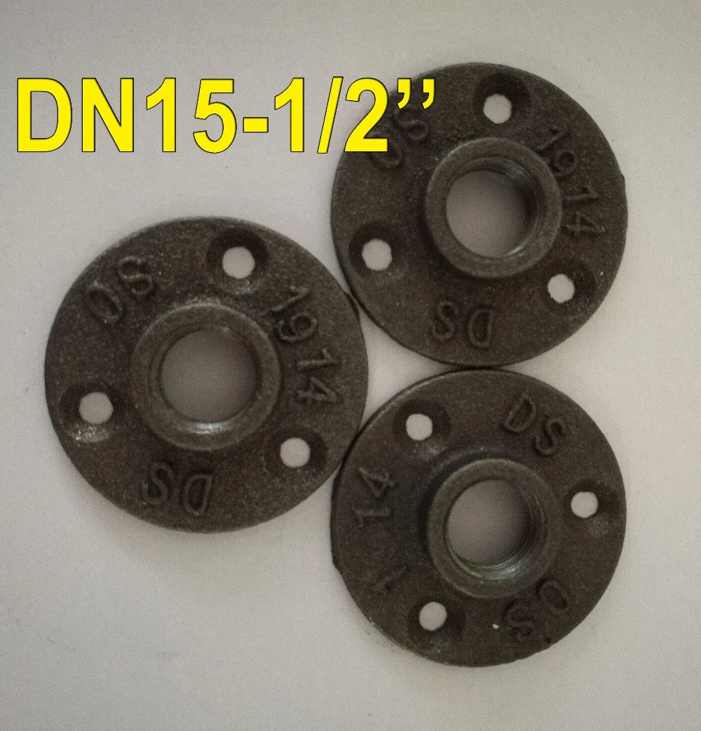 3Pieces/Lot Base Diameter:6.5CM Cast iron Industrial Pipes Flange Base(DN15-1/2''Pipe Hole ID:20MM )
3Pieces/Lot Base Diameter:6.5CM Cast iron Industrial Pipes Flange Base(DN15-1/2''Pipe Hole ID:20MM )