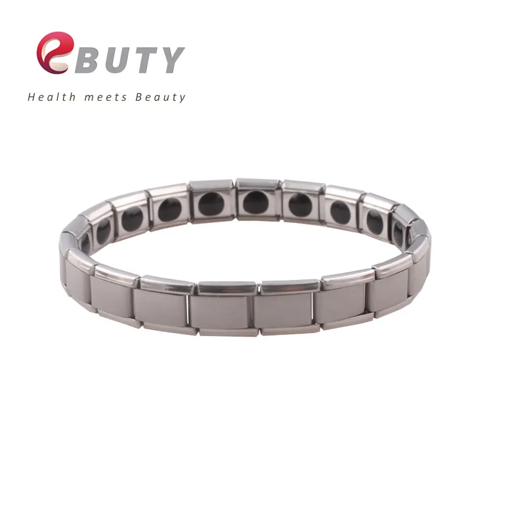 EBUTY Fashion Bracelet Stainless Steel Sport Bangle Energy Health Bracelets with 20 Germanium Stone Package Box 10pcs/lot
EBUTY Fashion Bracelet Stainless Steel Sport Bangle Energy Health Bracelets with 20 Germanium Stone Package Box 10pcs/lot