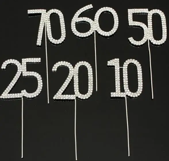 100pcs 45mm Silver Diamante Rhinestone Cake Topper Birthdays Wedding Numbers Crystal Stick Cake Accessories Party Decor
100pcs 45mm Silver Diamante Rhinestone Cake Topper Birthdays Wedding Numbers Crystal Stick Cake Accessories Party Decor