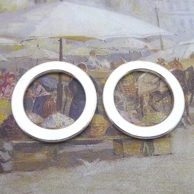 RAINXTAR Fashion 33mm Round Circle Charms Alloy Vintage Connector Charms For Bracelets Necklaces Making 10pcs AAC433
RAINXTAR Fashion 33mm Round Circle Charms Alloy Vintage Connector Charms For Bracelets Necklaces Making 10pcs AAC433