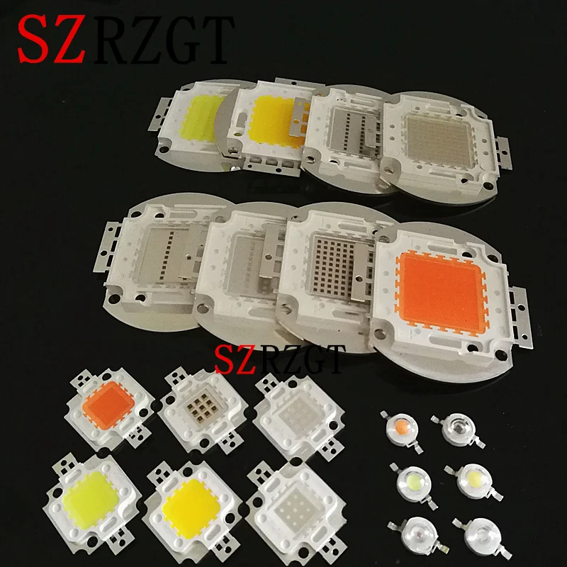 Высокомощный светодиодный чип 1 Вт 3 5 10 20 30 50 100 COB SMD LED | Лампы и освещение