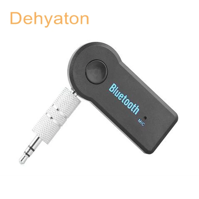 

Dehyaton New Wireless Bluetooth Audio Music Receiver Adapter 3.5mm Streaming Car A2DP Car Kit AUX Handsfree With Mic for Phone