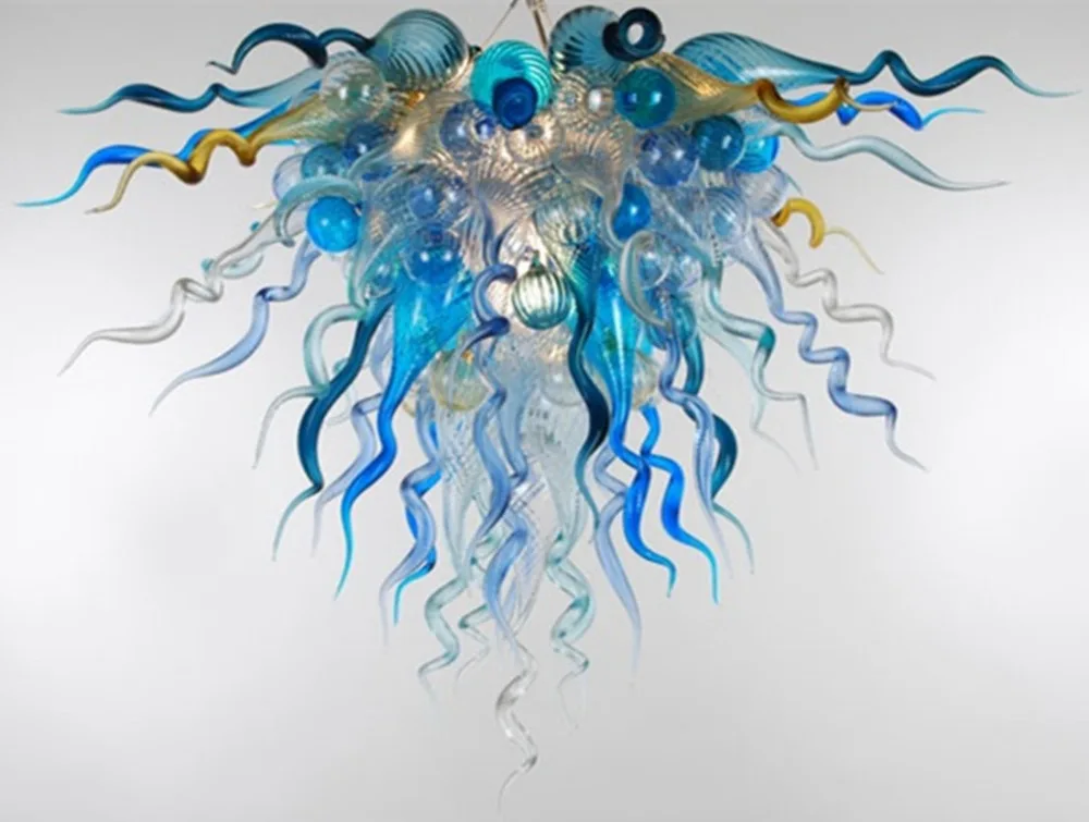 Modern Art Blue Lamps with Glass pipes and Bubbles LED Handicraft Glass Chandelier Lighting
Modern Art Blue Lamps with Glass pipes and Bubbles LED Handicraft Glass Chandelier Lighting