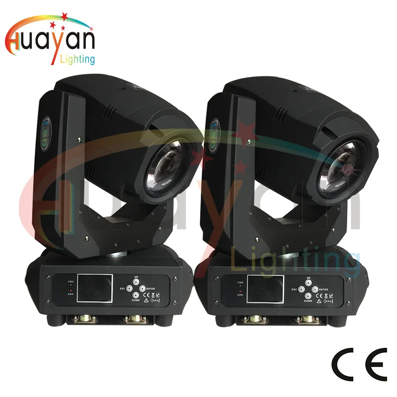 2 шт./лот компактный 200 Вт Светодиодный луч моющийся moving head light Gobo Spot 2в1