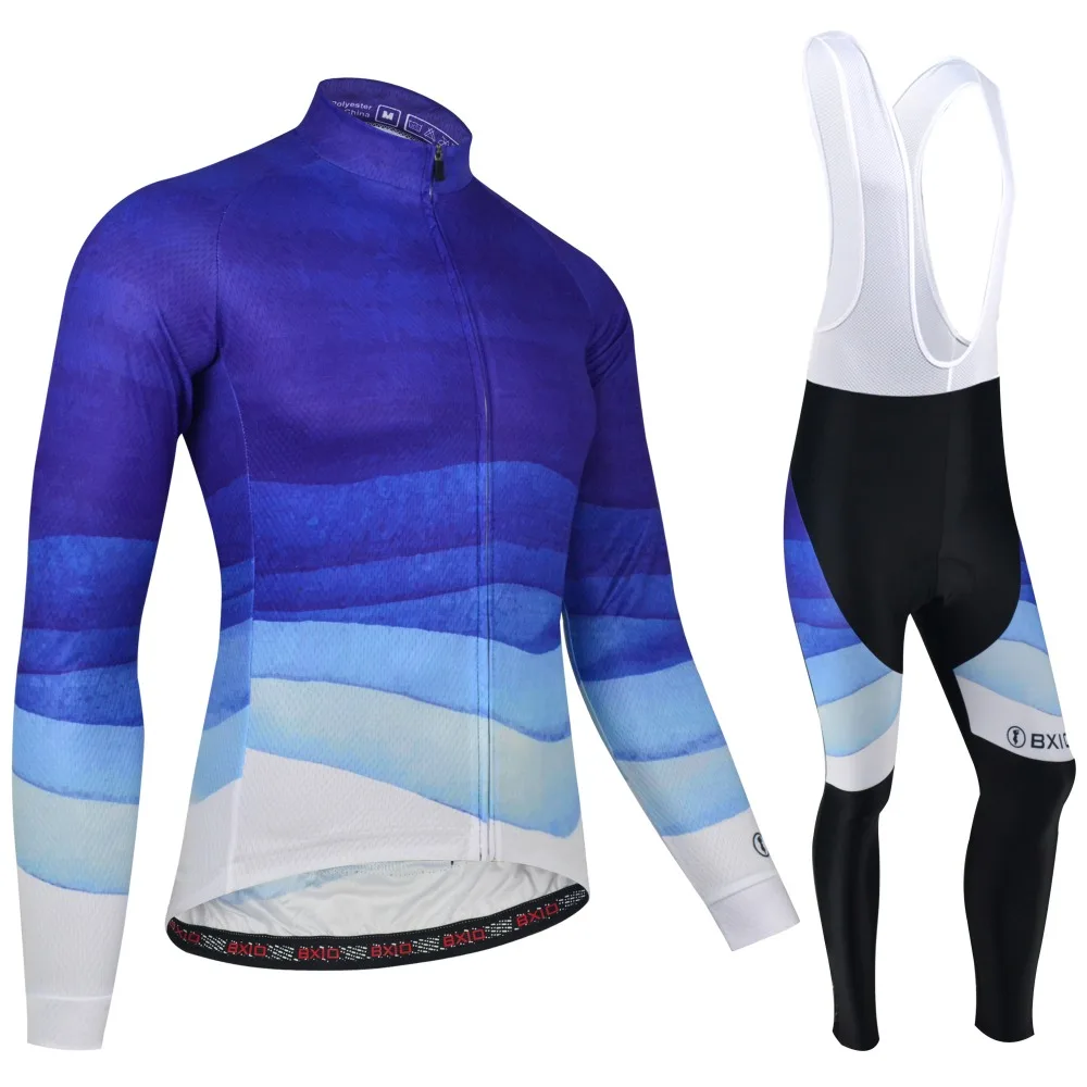 Original BXIO Brand Blue White Winter Cycling Clothing Thermal Fleece Long Sleeve Cycling Set Maillot Ciclismo Hombre BX-192
Original BXIO Brand Blue White Winter Cycling Clothing Thermal Fleece Long Sleeve Cycling Set Maillot Ciclismo Hombre BX-192