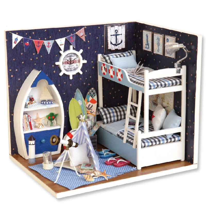 DIY Baby Doll House Model Interesting Wisdom Building Block Play House Toys Handmade Mini Boy Room Kids Girl Xmas Birthday Gifts
DIY Baby Doll House Model Interesting Wisdom Building Block Play House Toys Handmade Mini Boy Room Kids Girl Xmas Birthday Gifts