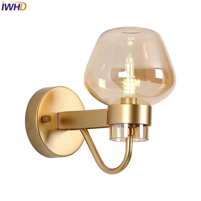 IWHD Simple Nordic LED Wall Lamp Glass Lampshade Wandlamp Fixtures Home Bathroom Light Simple RH Bedside Living Room
IWHD Simple Nordic LED Wall Lamp Glass Lampshade Wandlamp Fixtures Home Bathroom Light Simple RH Bedside Living Room