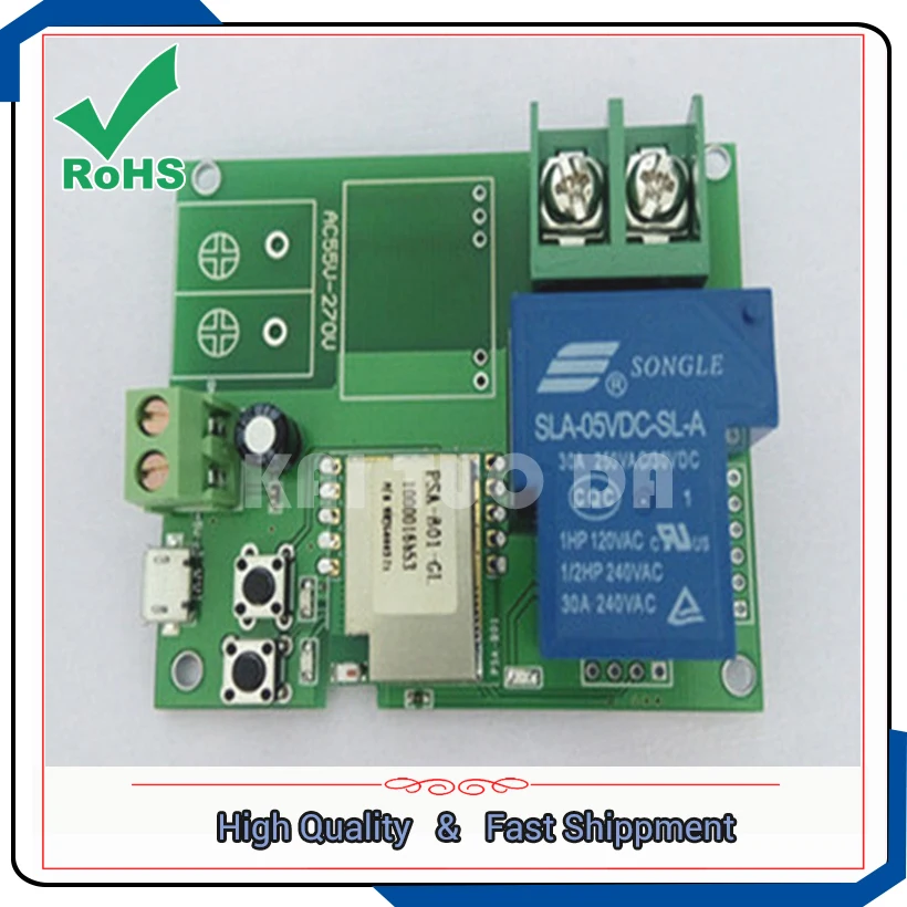Модуль дистанционного управления Wi Fi для телефона 220 В 30 А 6000 Вт|board relay|wifi remote