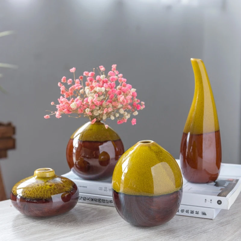 Creative Classic Ceramic Vase Mini Hydroponics plant Vases for flowers decoration home flower pot decor accessories modern
Creative Classic Ceramic Vase Mini Hydroponics plant Vases for flowers decoration home flower pot decor accessories modern