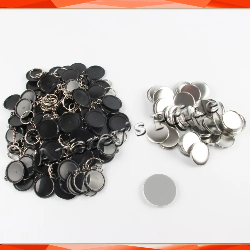 Free Shipping New 1-1/2" 37mm 100 Sets Plastic KeyChain Badge Button White or Black 2 Color Offer Supply Materials Maker Machine
Free Shipping New 1-1/2" 37mm 100 Sets Plastic KeyChain Badge Button White or Black 2 Color Offer Supply Materials Maker Machine